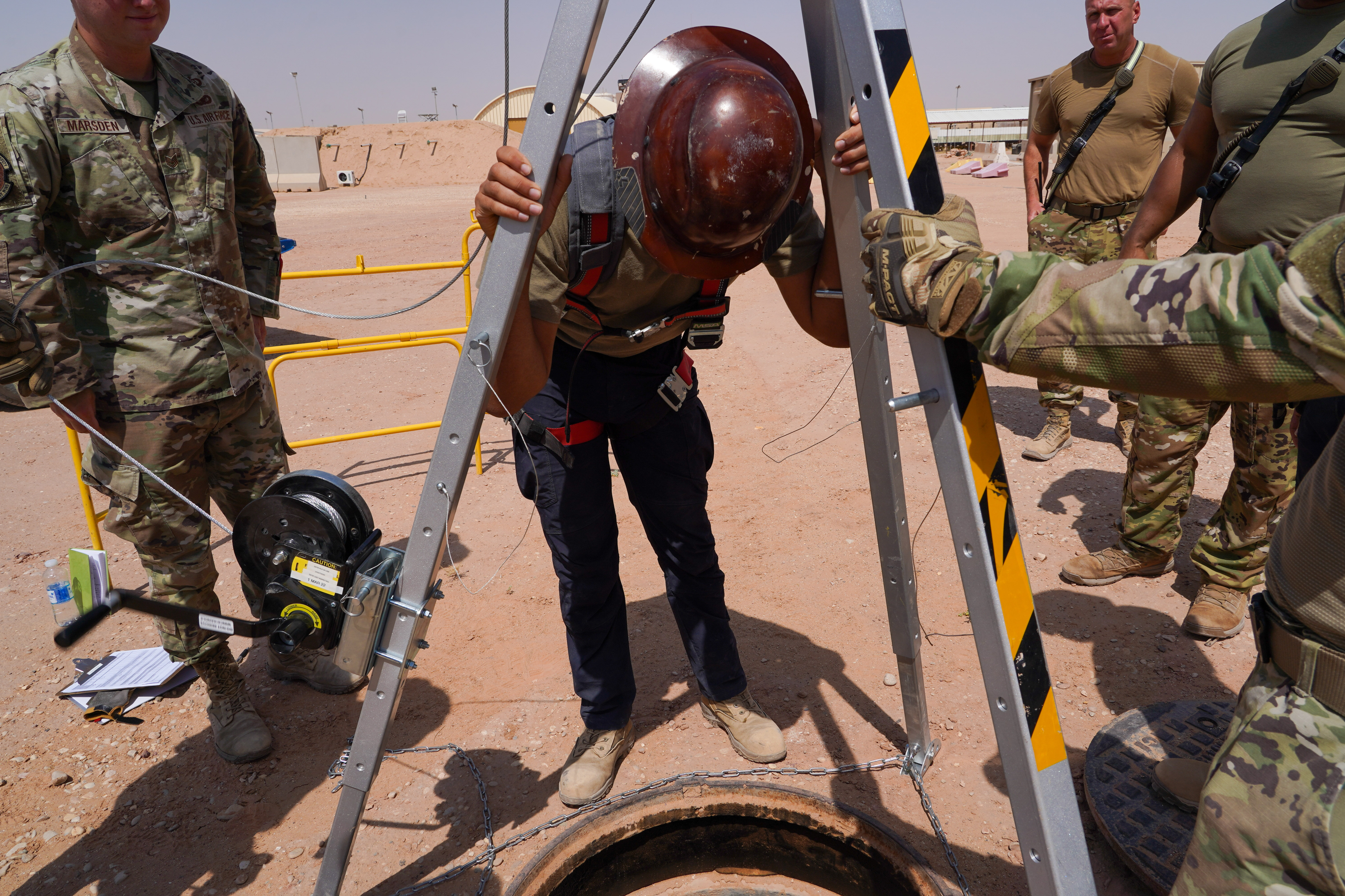Confined Space Program Team training 